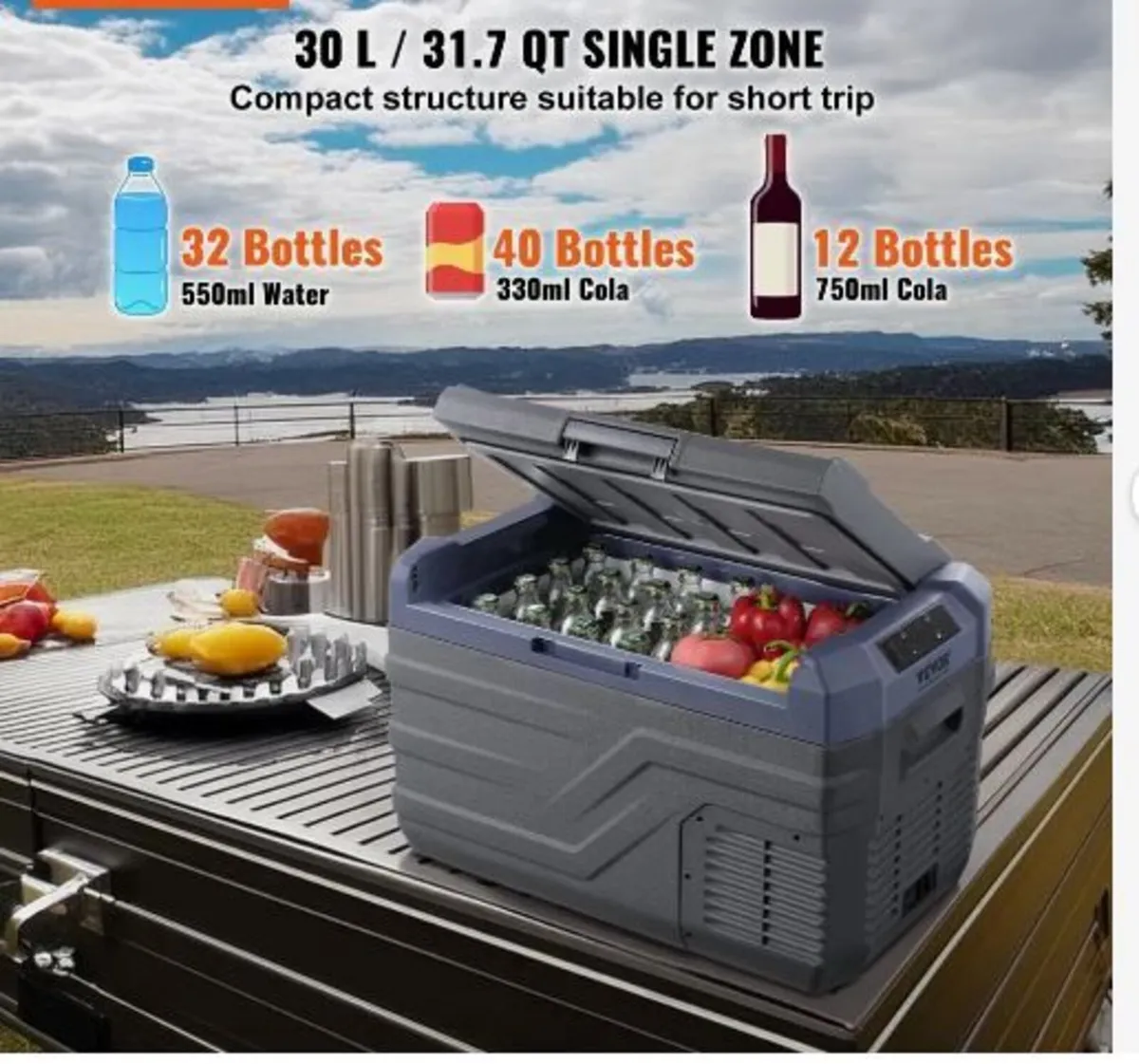 Car Refrigerator, 12 Volt Car Refrigerator Fridge - Image 4