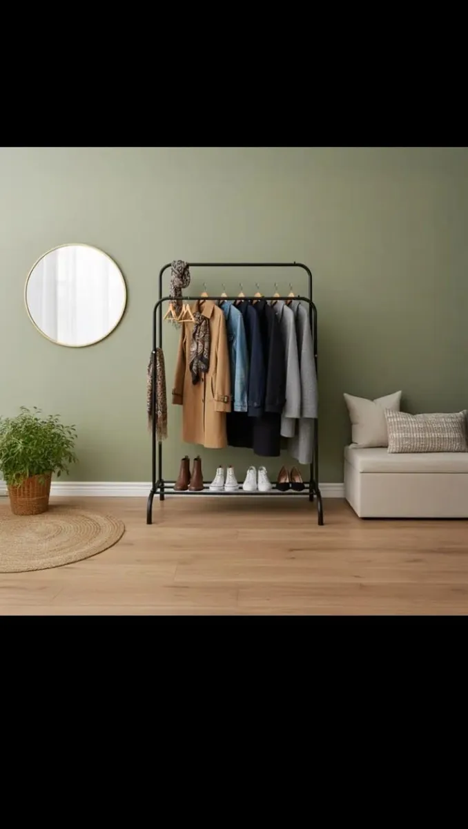 Clothes rack/ Clothes rail/ Double clothes rack/ C - Image 2