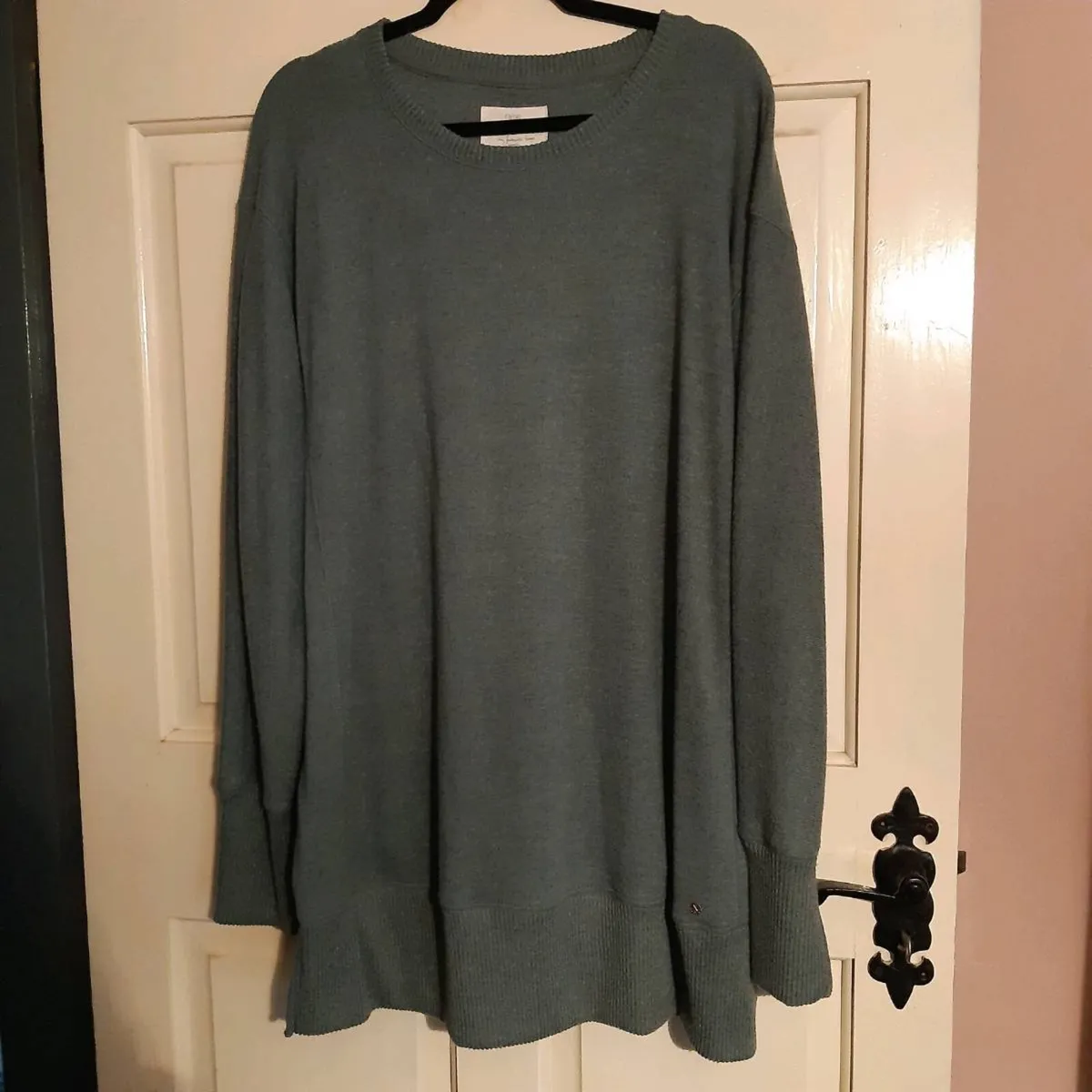 Next Sage Green Jumper. - Image 1