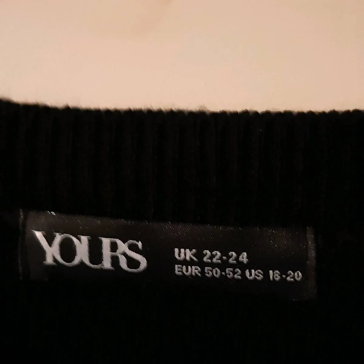 Woman's Black & White Striped Jumper. - Image 2