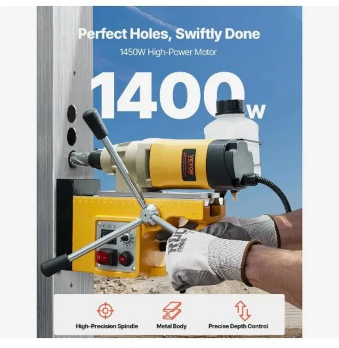 Magnetic Drill, 1400W - Image 3