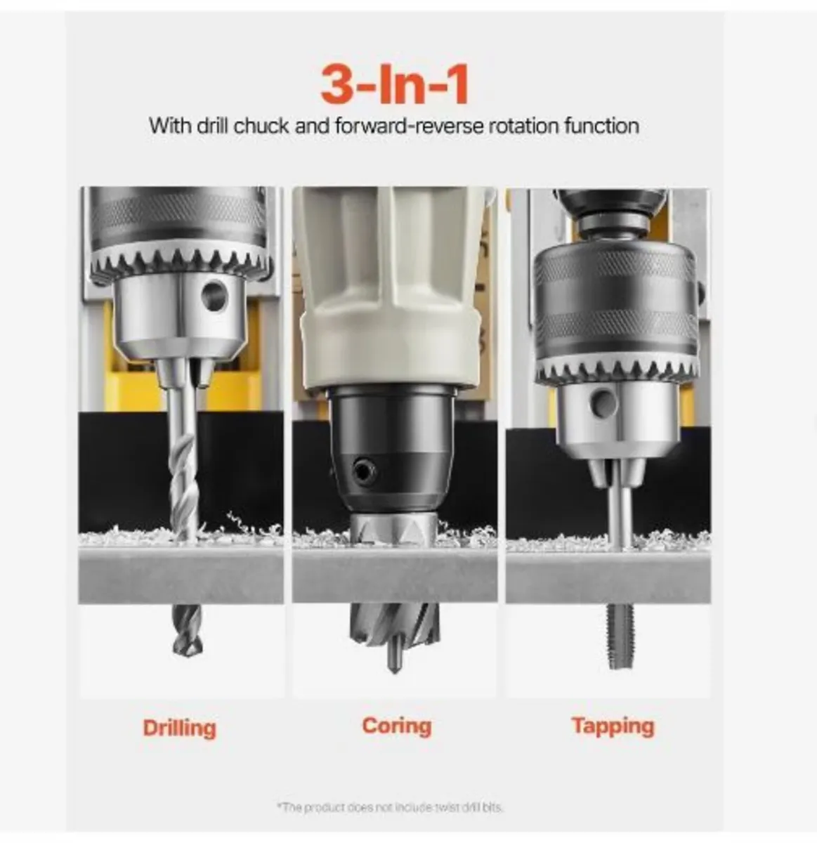 Magnetic Drill, 1400W - Image 4