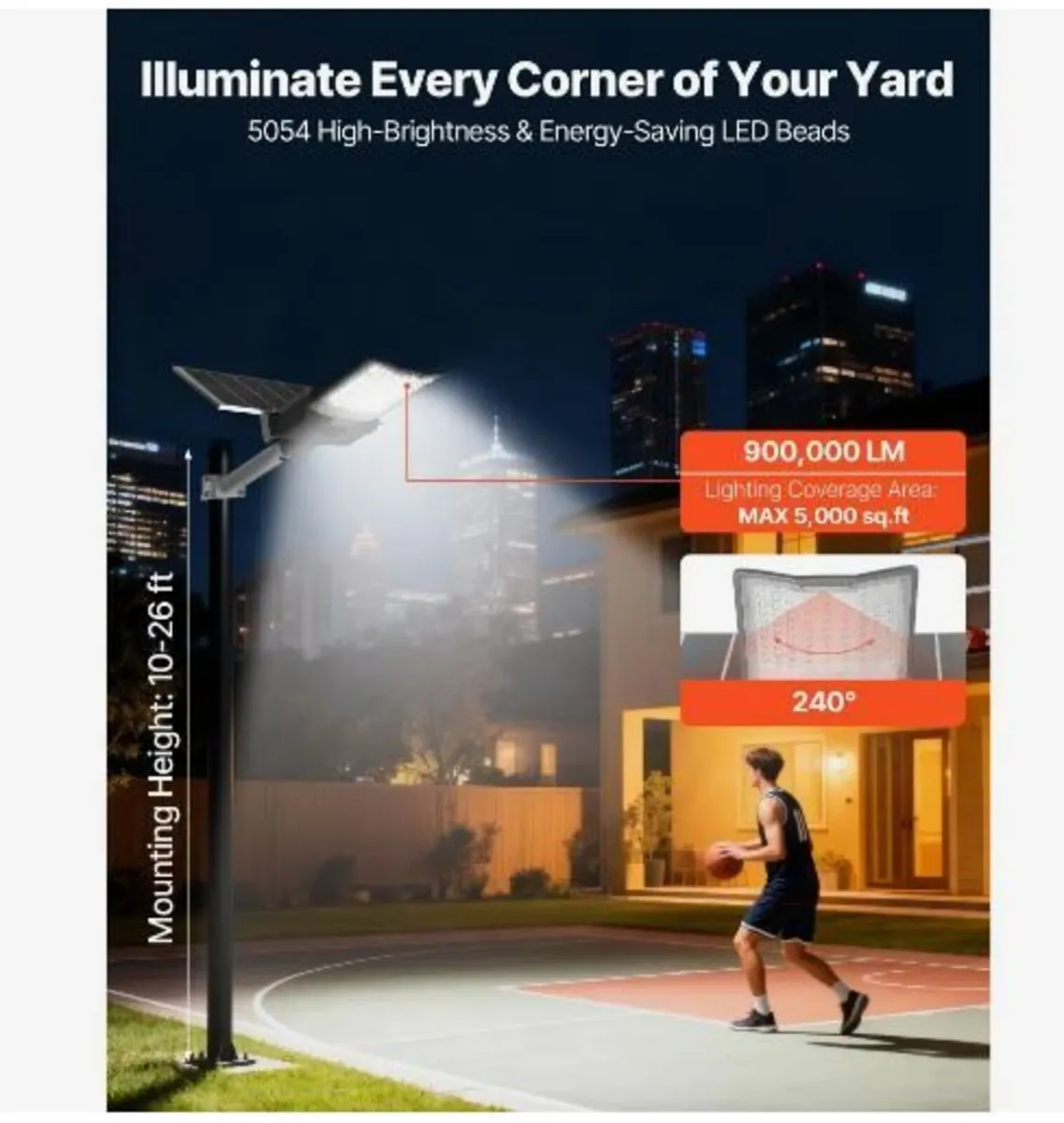 12000W Solar Street Light Outdoor - Image 3