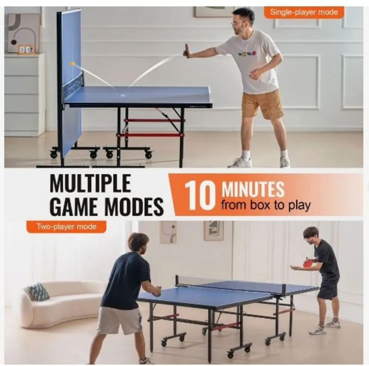Ping Pong Table, Professional Table Tennis - Image 4