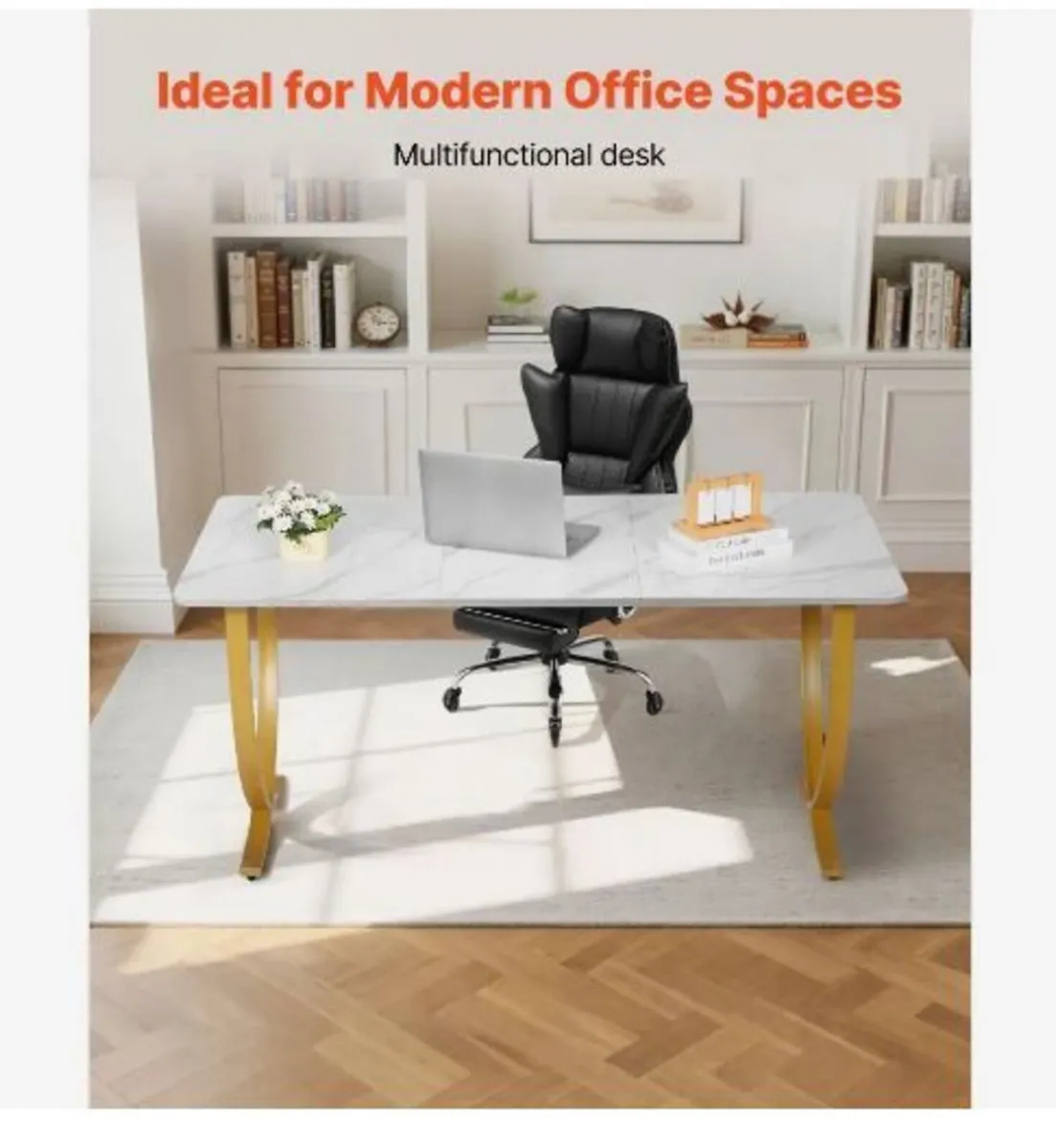 Executive Desk, 160 cm W x 80 cm - Image 3