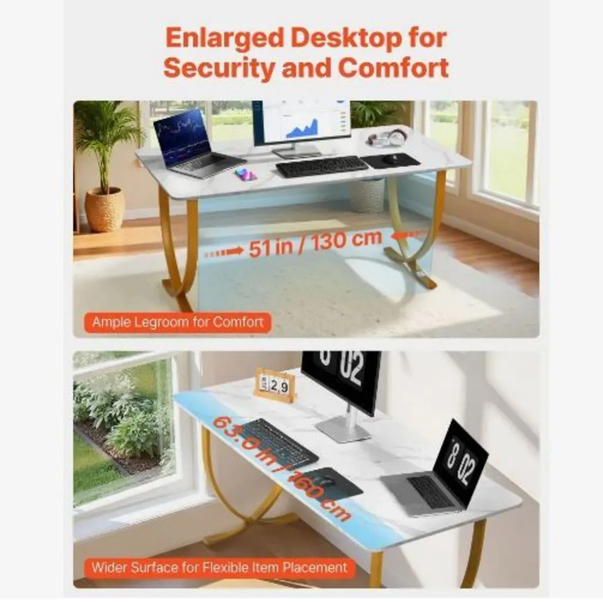 Executive Desk, 160 cm W x 80 cm - Image 2