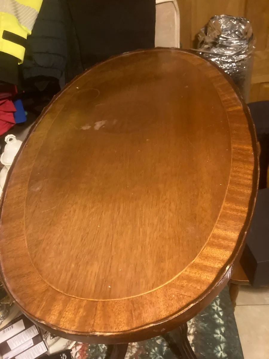 Vintage yew table - Image 2