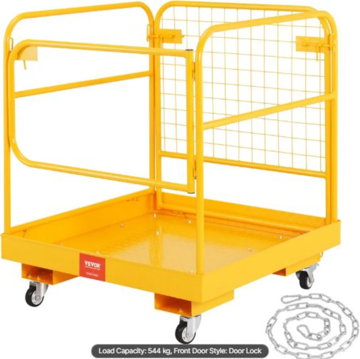 Forklift Safety Cage, 544.3 kg Load Capacity,91.4 - Image 1