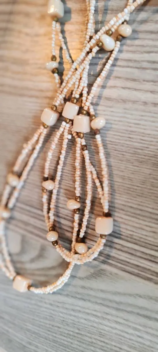 Vintage flapper beaded necklace - Image 2