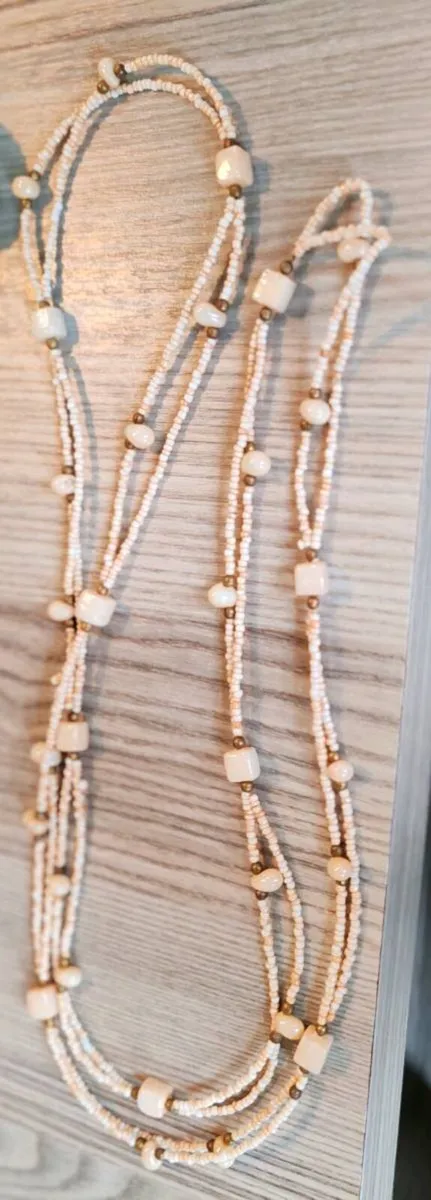 Vintage flapper beaded necklace - Image 4