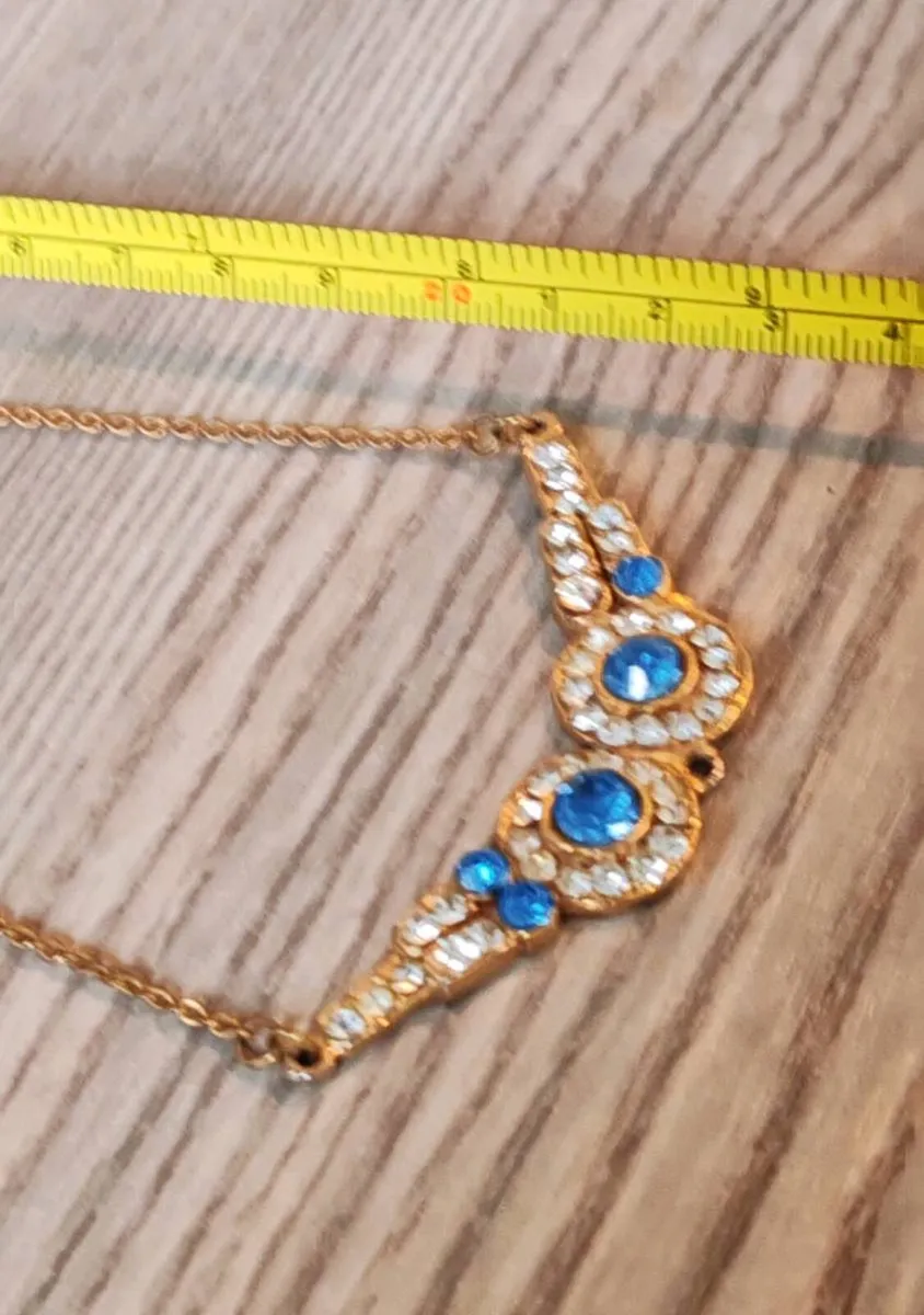 Vintage glass necklace - Image 2