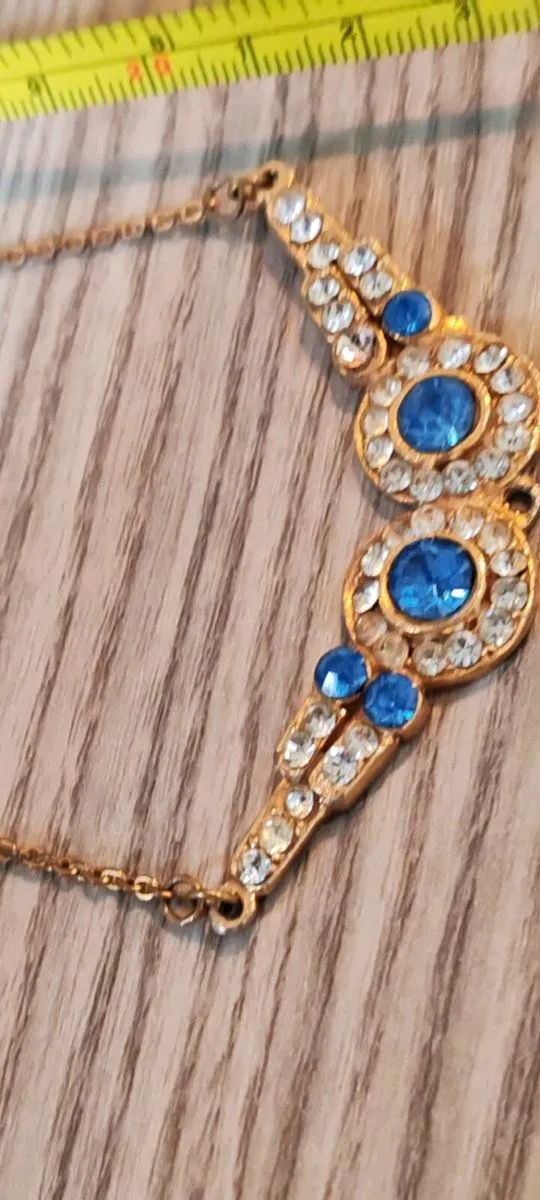 Vintage glass necklace - Image 3