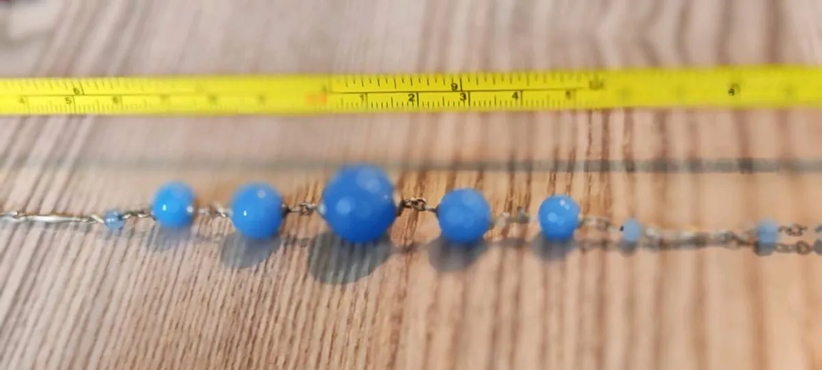 Vintage glass necklace - Image 3