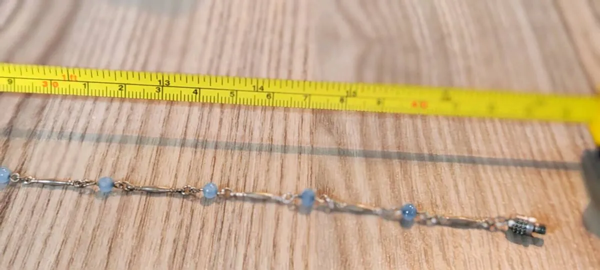 Vintage glass necklace - Image 4