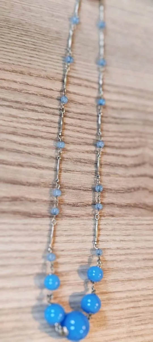 Vintage glass necklace - Image 2