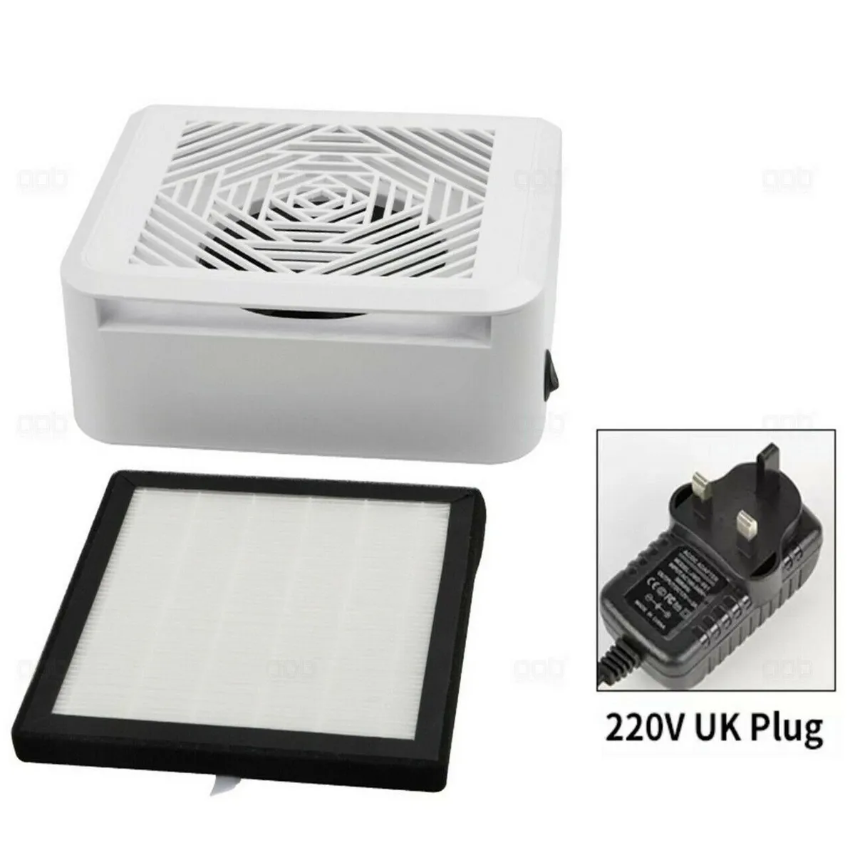 Nail Dust Collector 45W – Powerful Vacuum Fan - Image 2