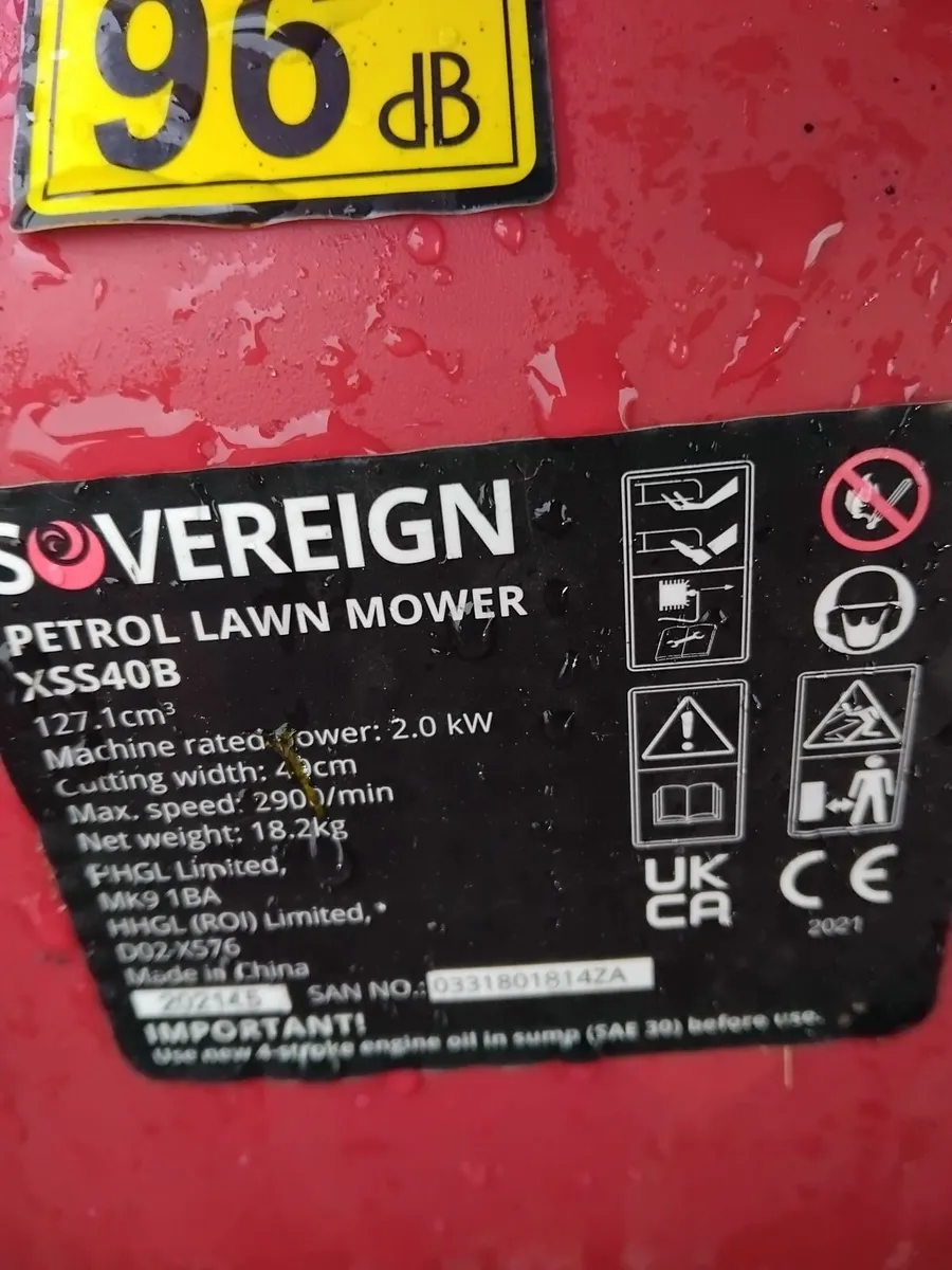 2021 push lawnmower working 100-percent - Image 2