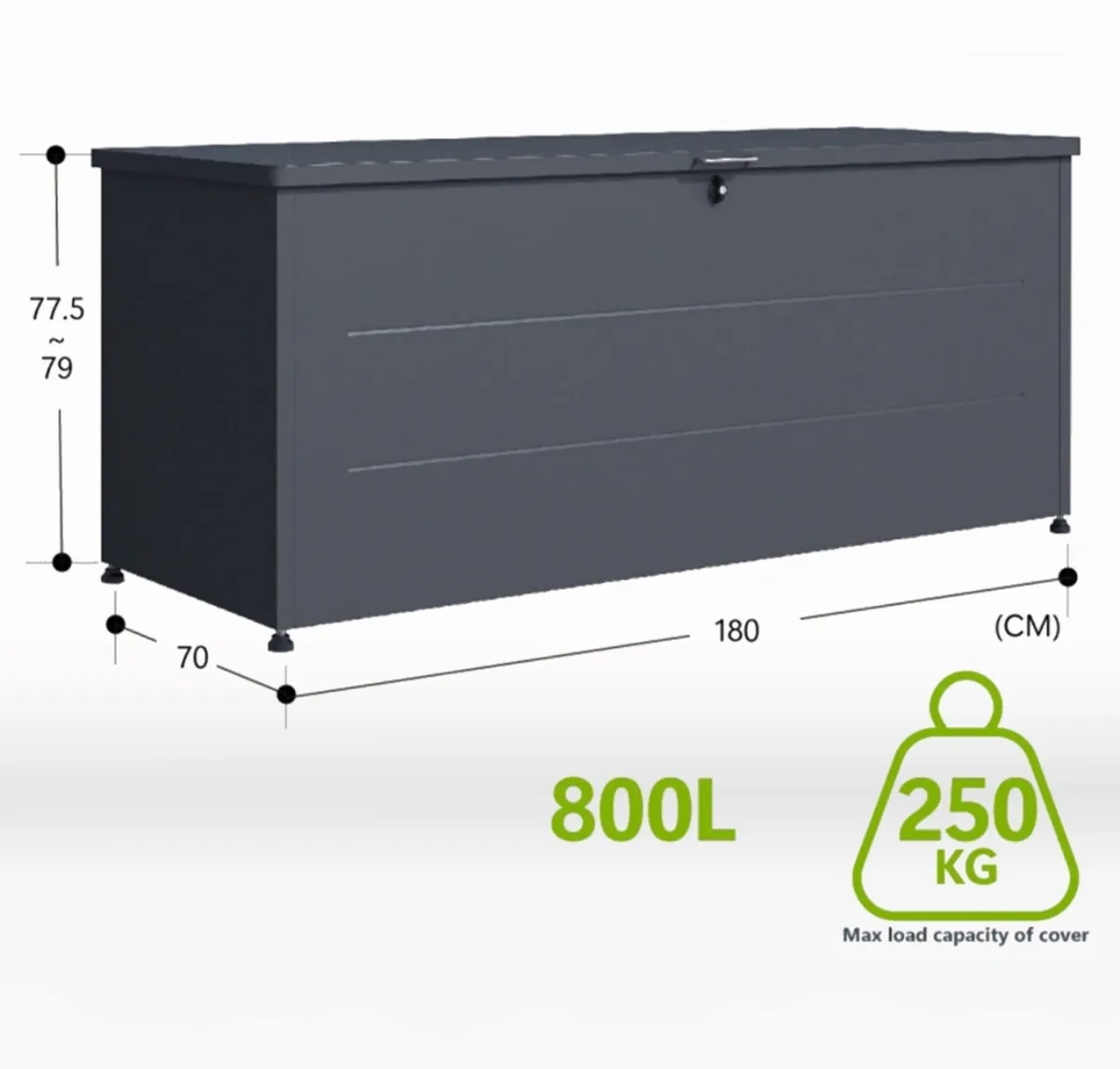 800L Patio Box / Lock Box - Image 1