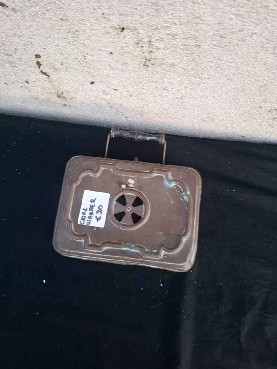 Old train feet warmer