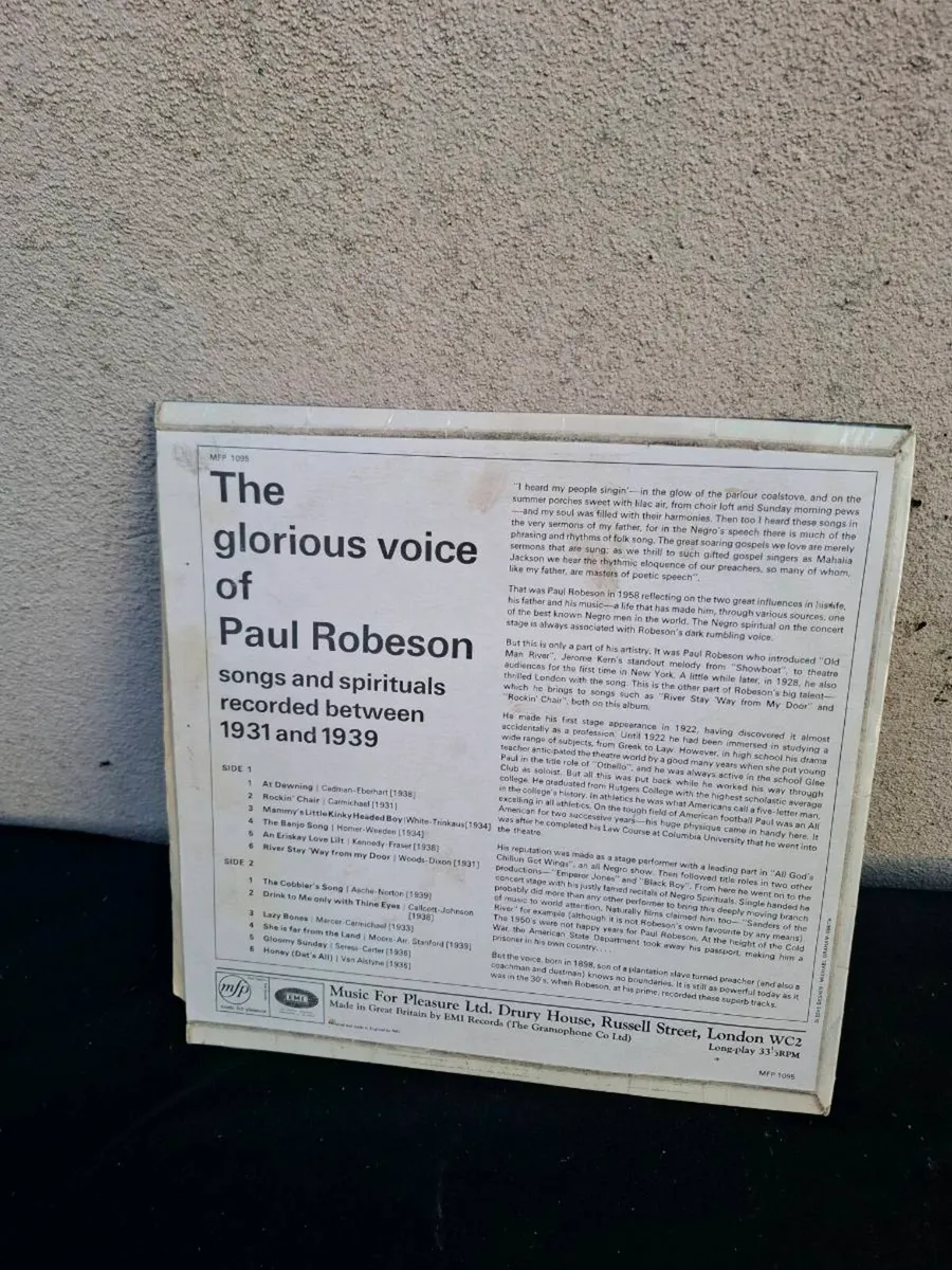 Paul roberson vinyl lp - Image 2