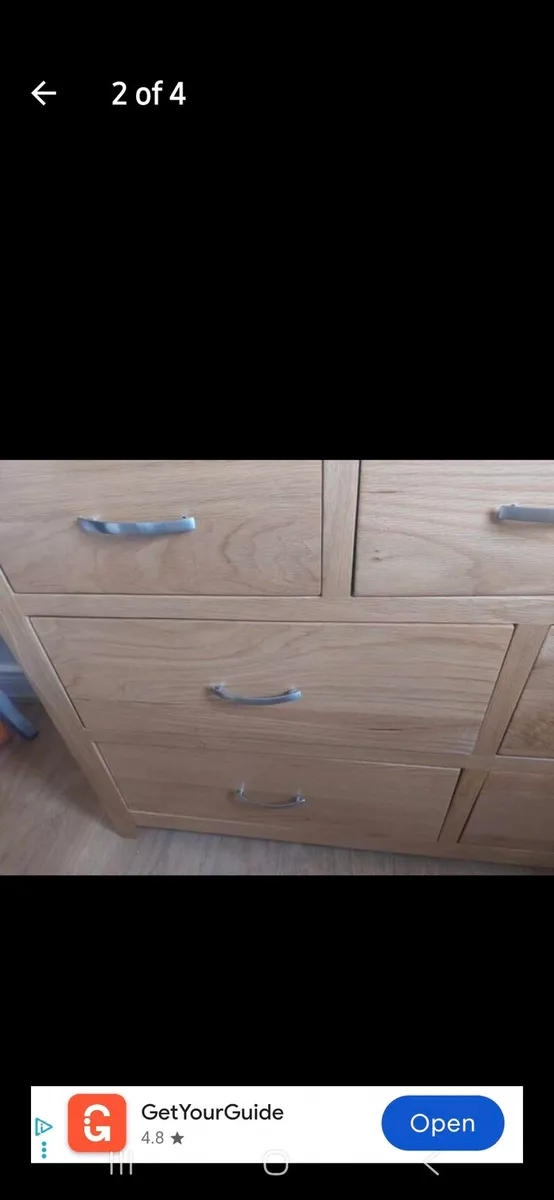 Solid oak dresser / unit - Image 2