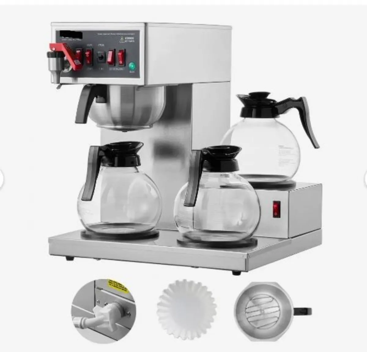 12 Cups Commercial Drip Coffee Maker - Image 1