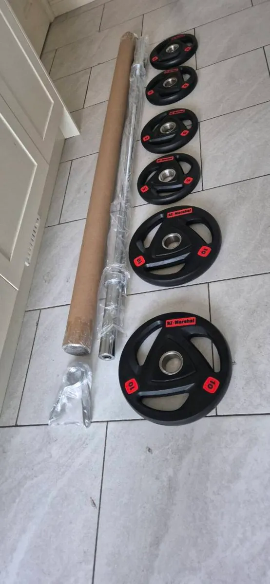 Brand new olympic weight lifting set - Image 3