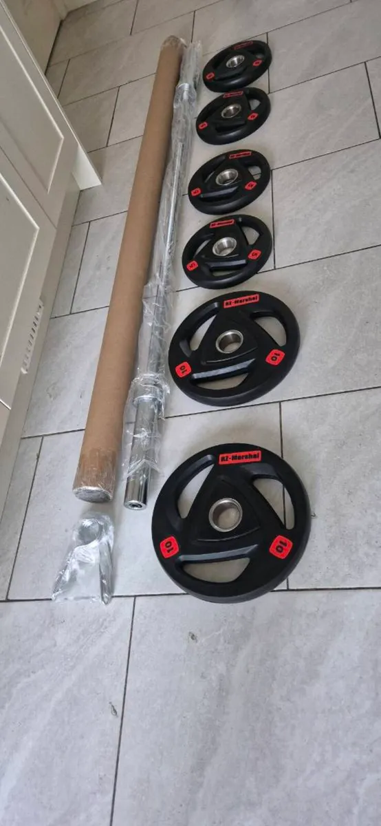 Brand new olympic weight lifting set - Image 4