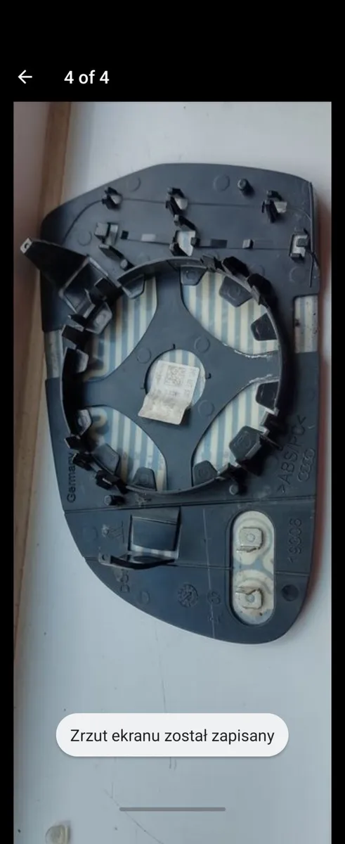 Audi A5 black right wing mirror plastic part NO MI - Image 2