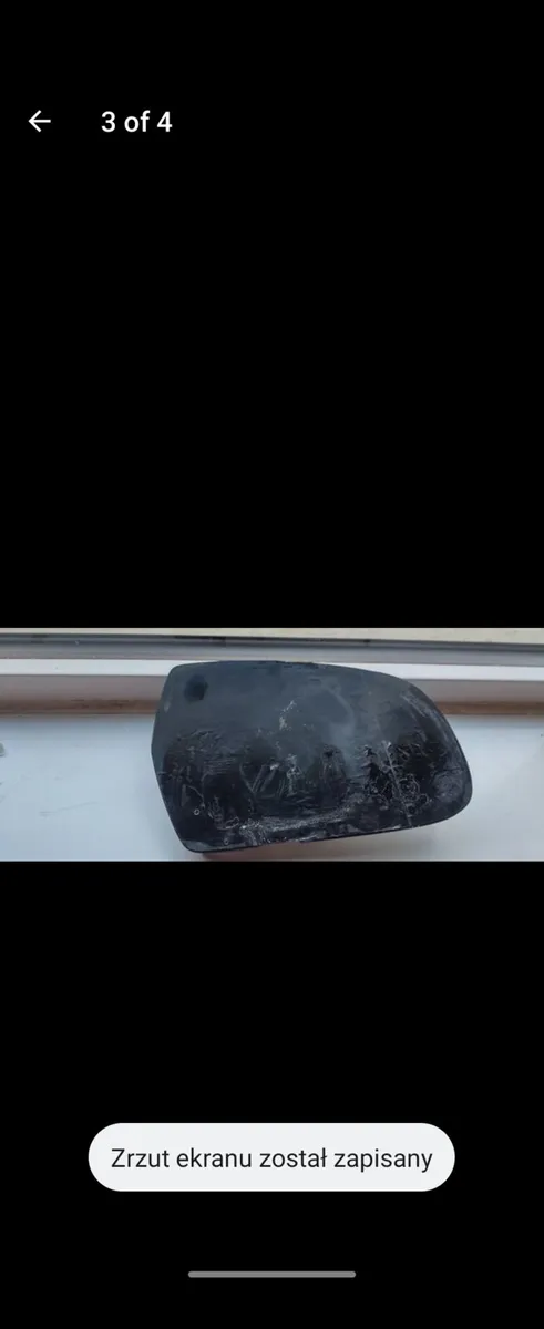 Audi A5 black right wing mirror plastic part NO MI - Image 3