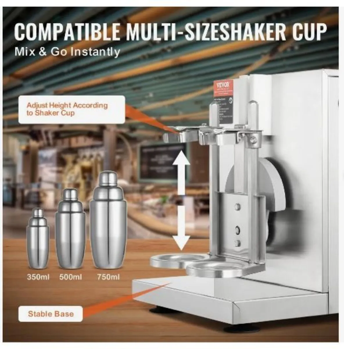 Milkshake Maker Machine, 120W Commercial - Image 3