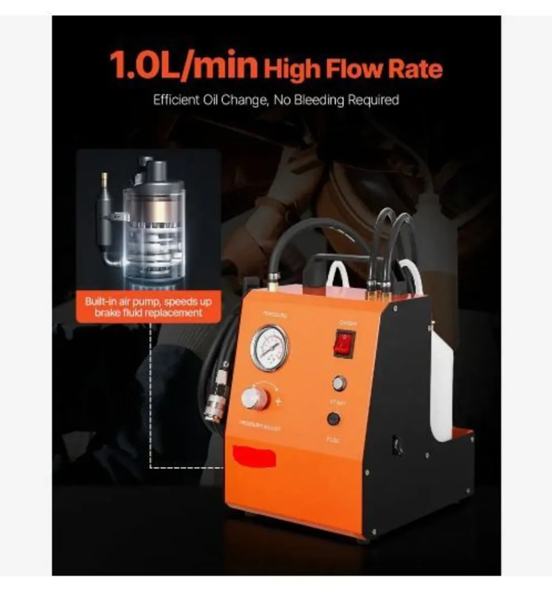 Electric Brake Bleeder Kit, Professional 220V - Image 1