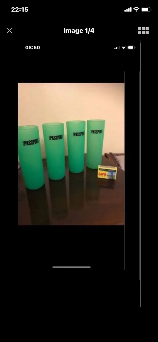 Rare Passport Whisky Glasses (4) - Image 1