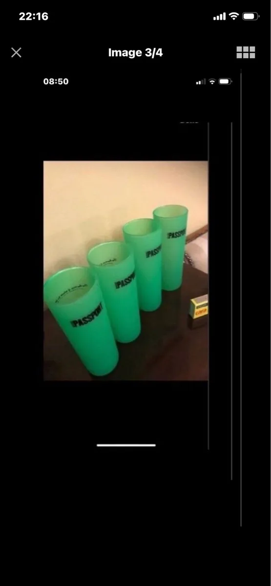 Rare Passport Whisky Glasses (4) - Image 3