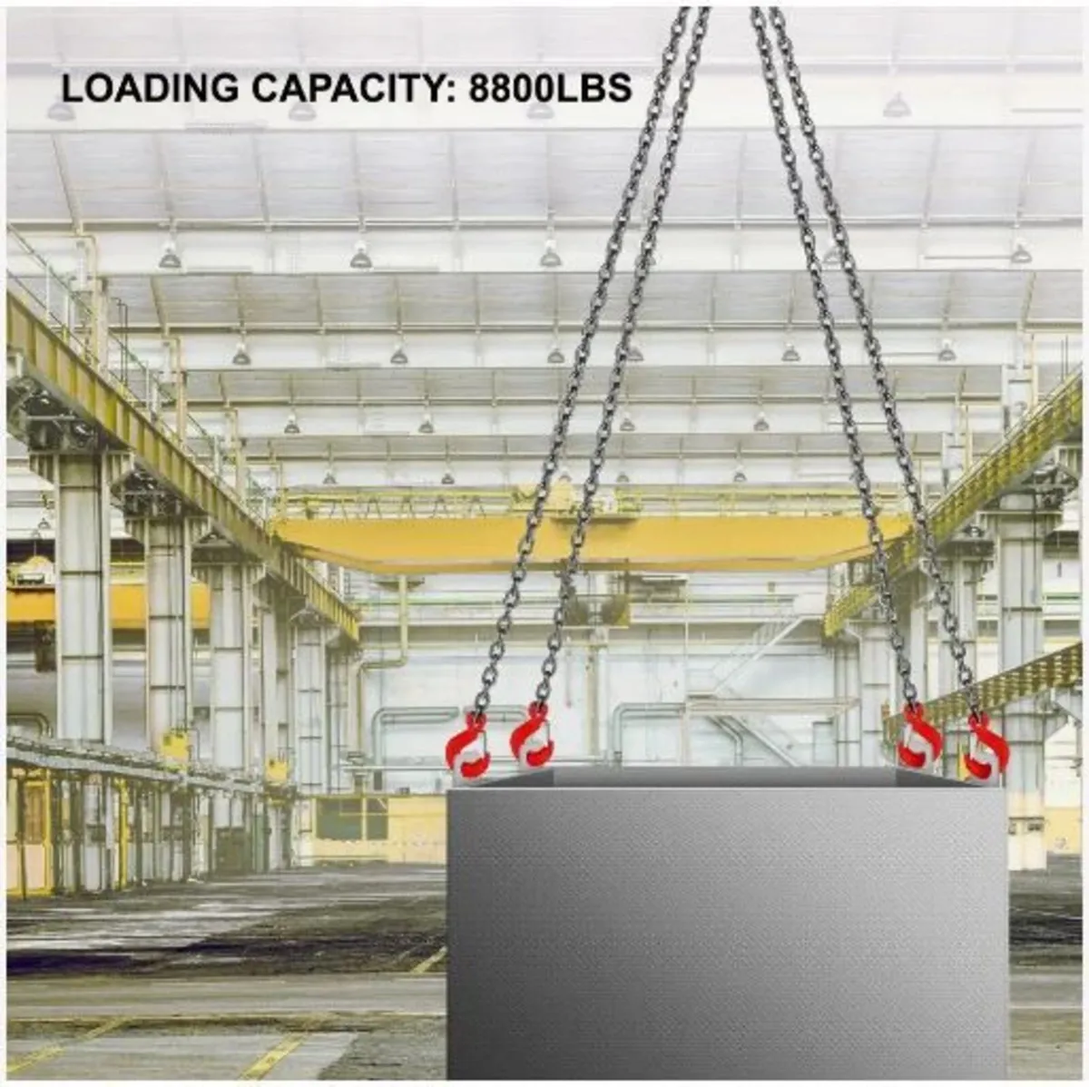 Chain Sling, 5/16 inch x 3.3 ft Lifting - Image 3