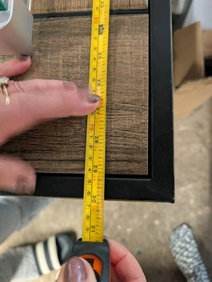 Gas Firepit table with protective glass - Image 4