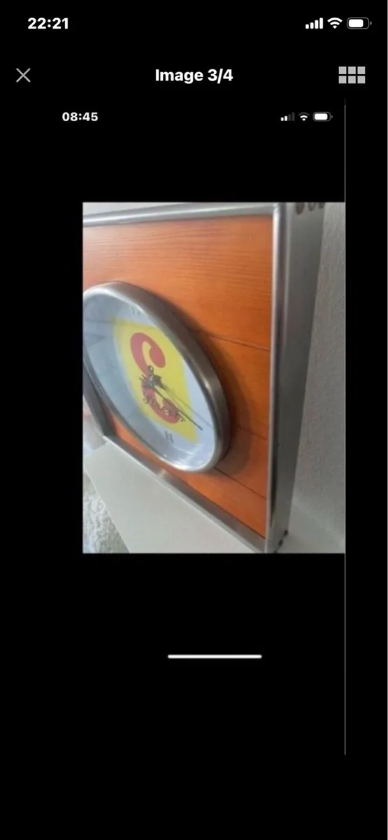 Rare J& B Bar Clock - Image 3