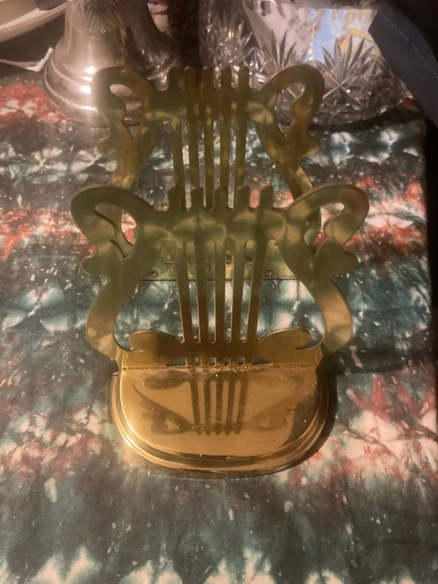 Vintage brass bookends free postage - Image 1