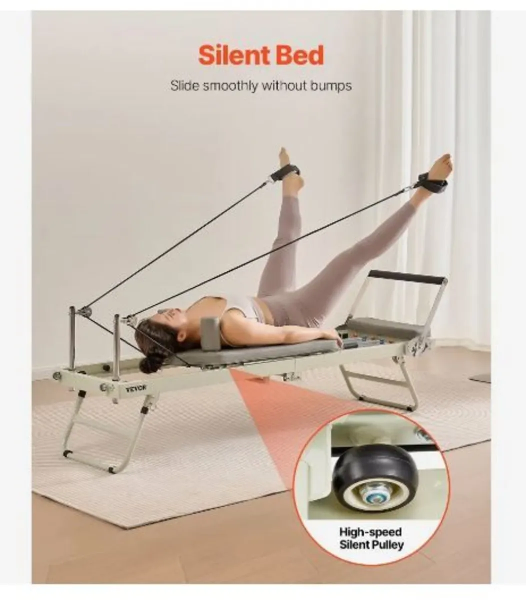 Foldable Pilates Reformer, Pilates Workout - Image 4