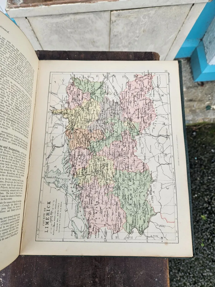 Vintage Philips Atlas and Geography of Ireland - Image 3