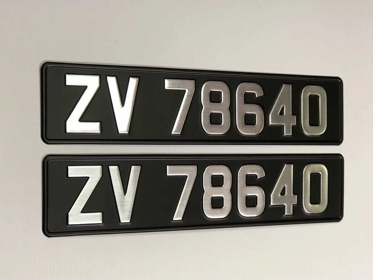 Vintage Pressed Number Plates at NowPlates.com - Image 1