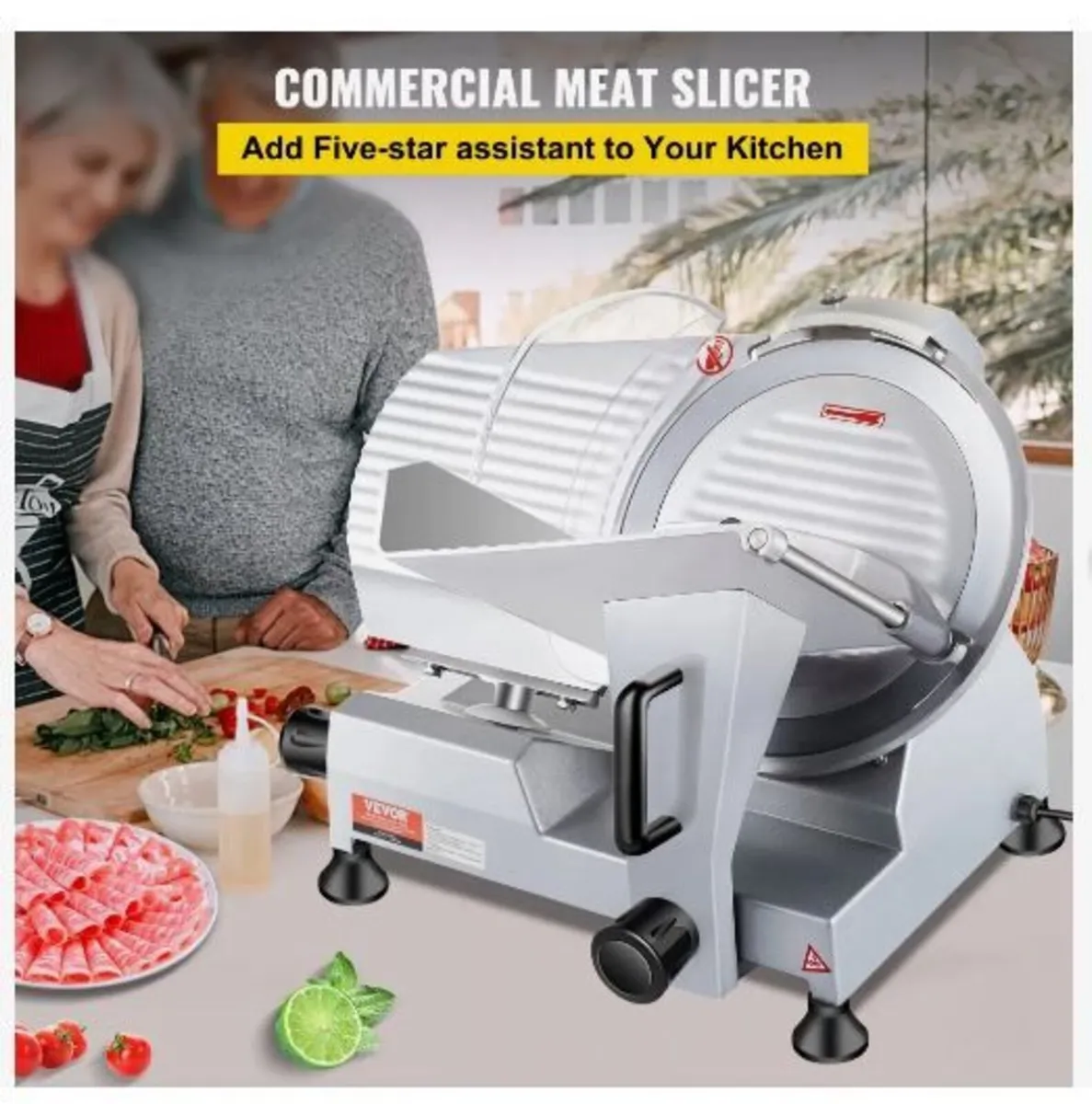 Commercial Meat Slicer, 240W - Image 3
