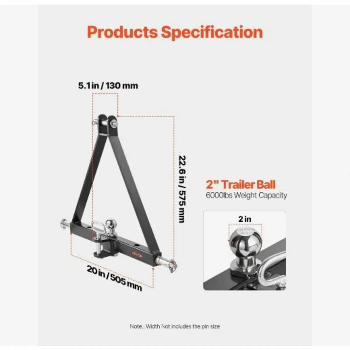3 Point Hitch Receiver - Image 2