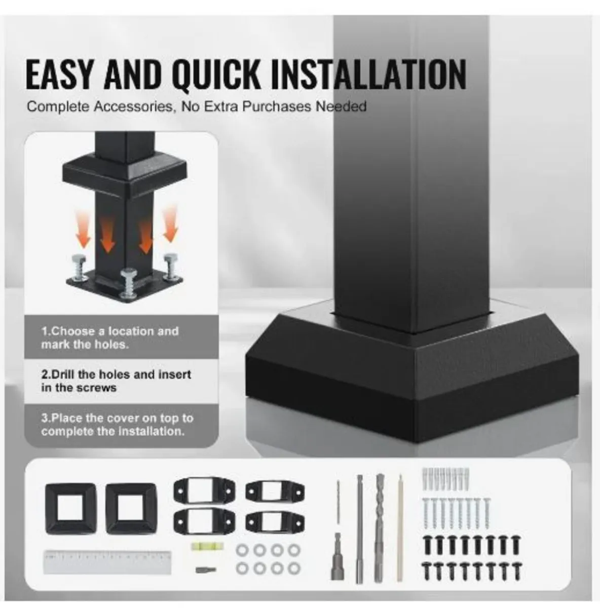Handrails for Outdoor Steps, 4-5 Step - Image 4