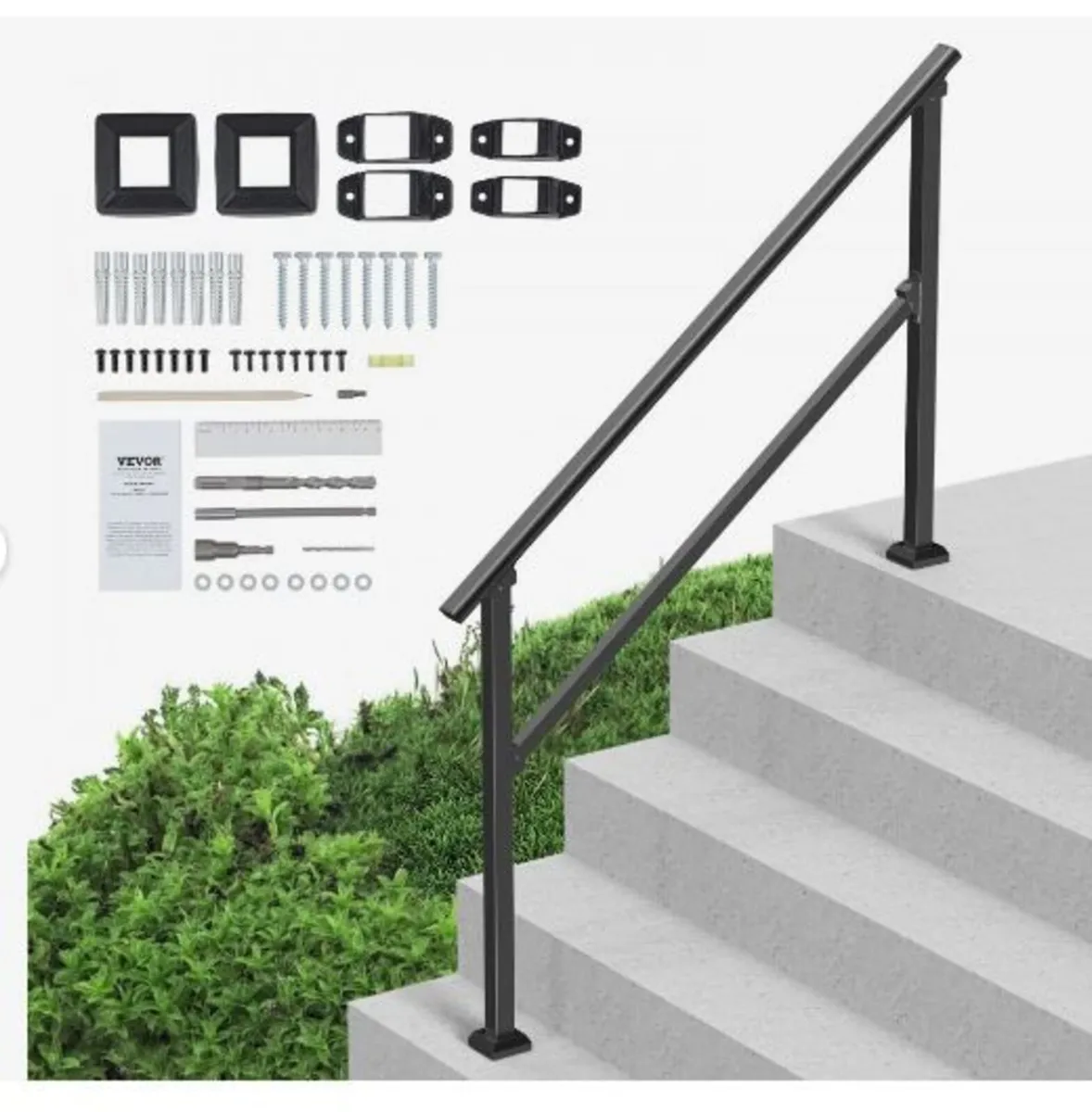 Handrails for Outdoor Steps, 4-5 Step - Image 1