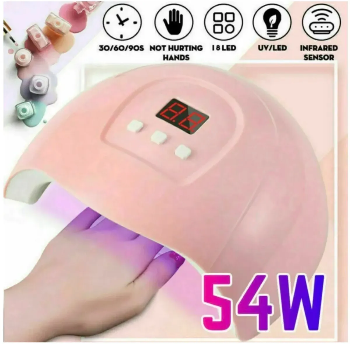 LED UV Nail Polish Dryer Lamp NEW - Image 2