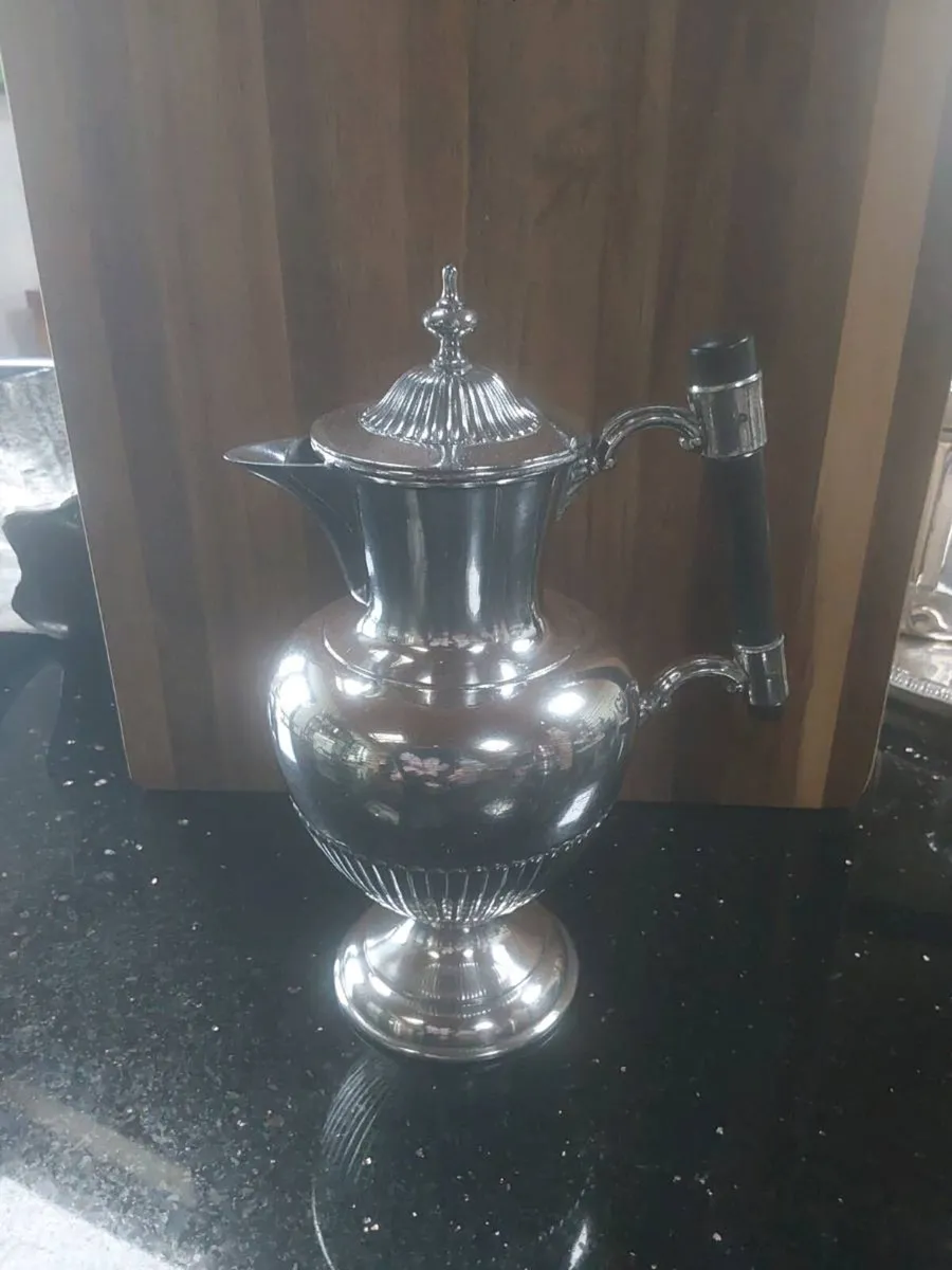Vintage Silverplated Coffee Pot - Image 1