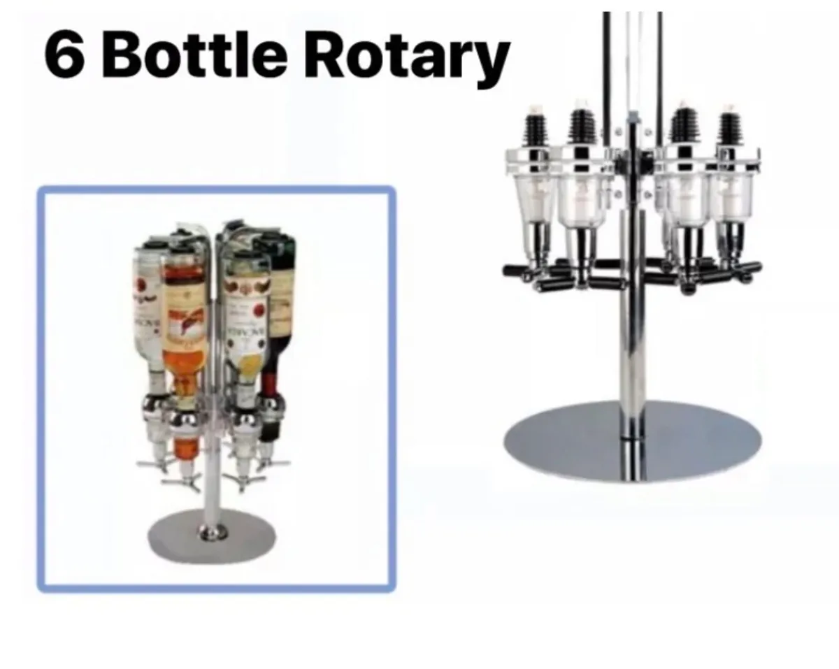4/6 Bottle Rotary Drinks Optic Dispenser NEW - Image 3