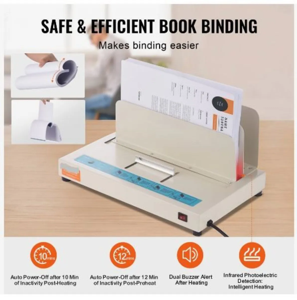 Thermal Binding Machine, 500 Sheets Capacity - Image 2