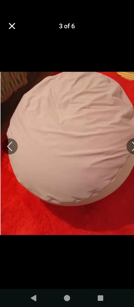 Elephant bean bag chair lilac - Image 2